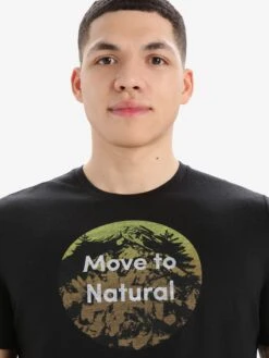 Icebreaker T-shirts Functioneel Shirt Heren Zwart -Icebreaker 02af2346b16b46065dae731cea825a9a