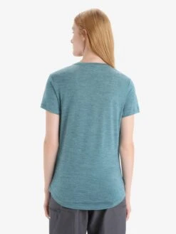 Icebreaker Shirts Functioneel Shirt Sphere II Dames Blauw -Icebreaker 02d4b3cb9e57726f3365741073ab3bda