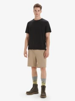 Icebreaker T-shirts Functioneel Shirt Heren Wit -Icebreaker 14a3643993ba61a305bc0ce40769f92b