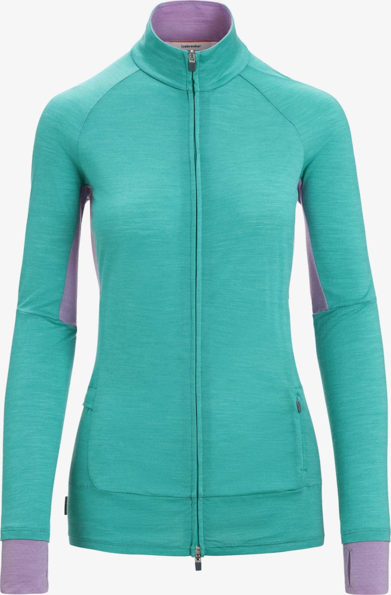 Icebreaker Truien & Sweaters Sportief Sweatvest ZoneKnit Dames Lila 3 Icebreaker Truien & Sweaters Sportief Sweatvest ZoneKnit Dames Lila