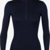 Icebreaker Longsleeves Functioneel Shirt Dames Navy -Icebreaker 1bba9f25fe9cab45107f381e41ec9624