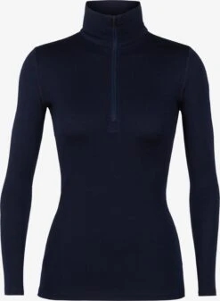 Icebreaker Longsleeves Functioneel Shirt Dames Navy