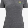 Icebreaker T-shirts Functioneel Shirt Dames Grijs Gemêleerd -Icebreaker 1e36a474ab6036b8bcd3359c14f3e7e1
