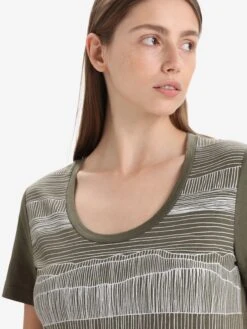 Icebreaker Shirts Functioneel Shirt Dames Olijfgroen -Icebreaker 216a6af34c30223436a1a3ae79a7dfc9