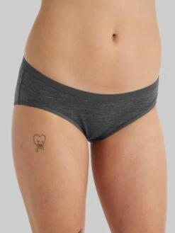 Icebreaker Ondergoed Sportondergoed Siren Hipkini Dames Donkergrijs -Icebreaker 23987699bcd46fa31bca4dfd1ae3648d