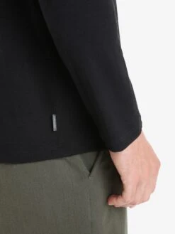 Icebreaker Functionele Shirts Functioneel Shirt Heren Zwart -Icebreaker 271af917044bd4880ae88965585d2859