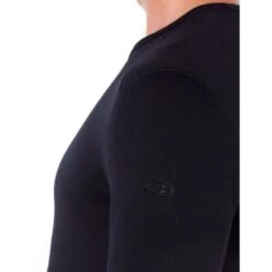 Icebreaker 260 Tech Crewe Shirt Met Lange Mouwen Heren - Zwart -Icebreaker 287291 03 d 581491