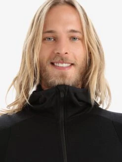 Icebreaker Truien & Sweaters Sportsweatvest Mer Quantum ZoneKnit Heren Zwart -Icebreaker 28e7e1ef706e395a2081069e0d2109db