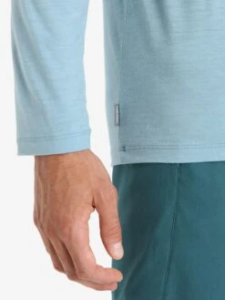 Icebreaker Functionele Shirts Functioneel Shirt Heren Blauw -Icebreaker 39d068f60fb5f37b7a1dc2354ad782c3