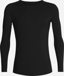 Icebreaker Functionele Shirts Functioneel Shirt 200 Zone Crewe Heren Zwart