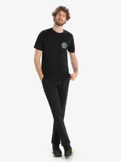 Icebreaker T-shirts Functioneel Shirt Story Heren Zwart -Icebreaker 3b60ae5c61b48f7227b756ab49fdc1fe