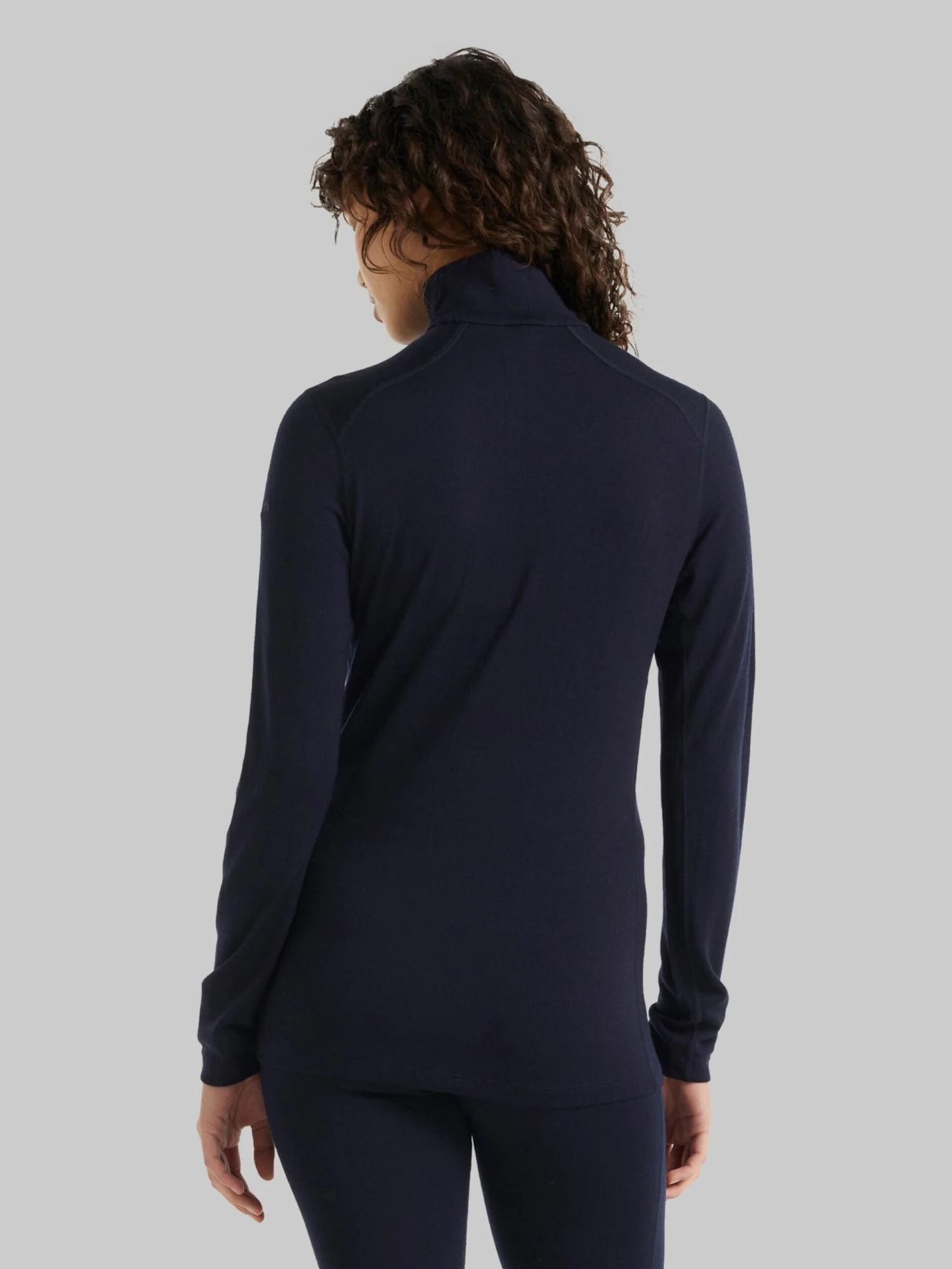 Icebreaker Longsleeves Functioneel Shirt Dames Navy 5 Icebreaker Longsleeves Functioneel Shirt Dames Navy - Afbeelding 3