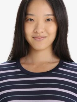 Icebreaker Shirts Functioneel Shirt Wave Dames Blauw -Icebreaker 45ea94d086401a83a888a5b299e2c2c4