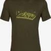 Icebreaker T-shirts Functioneel Shirt Alps 3D Heren Groen -Icebreaker 46f2fd88ac1eaf1c76374adffecfb1a2
