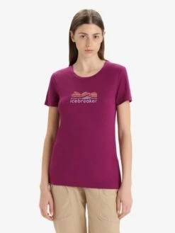 Icebreaker Shirts Functioneel Shirt Dames Pastellila -Icebreaker 475037ff467b6a103bb3bc7a915fbdaa