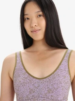 Icebreaker Shirtbodys Body Queens Dames Lila -Icebreaker 4b1257bcb52e5cff371220569aa09a33