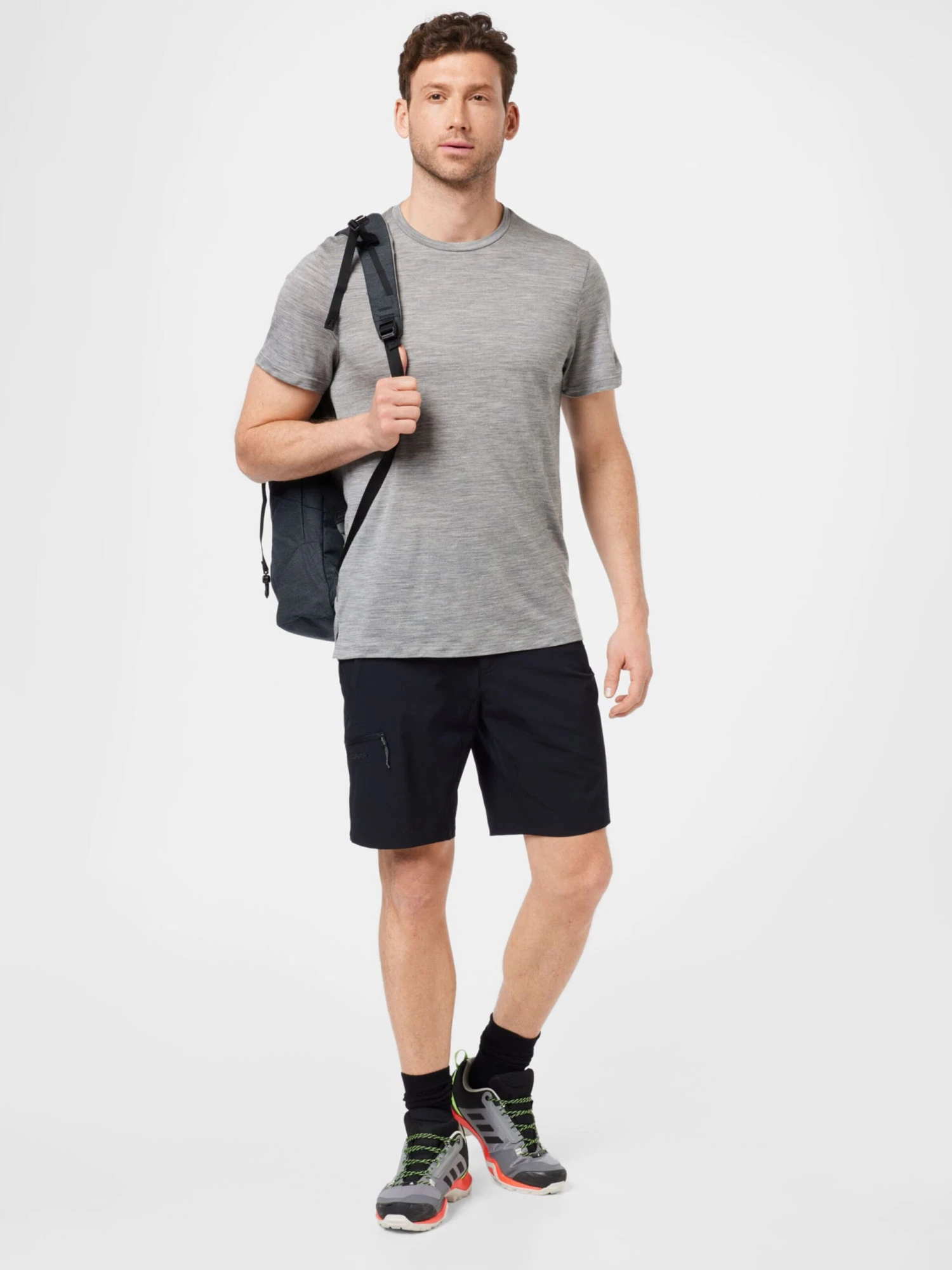 Icebreaker T-shirts Functioneel Shirt Sphere II Heren Grijs Gemêleerd 7 Icebreaker T-shirts Functioneel Shirt Sphere II Heren Grijs Gemêleerd - Afbeelding 5