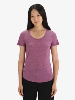 Icebreaker Shirts Functioneel Shirt Sphere II Dames Lila -Icebreaker 4f96ed6ab5255750ed5345aaa755cb94
