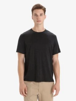 Icebreaker T-shirts Functioneel Shirt Heren Wit -Icebreaker 529112311b9482d3c2cb199738db4224