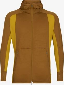 Icebreaker Truien & Sweaters Sportsweatvest Quantum ZoneKnit Heren Bruin