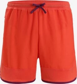 Icebreaker Shorts Regular Sportbroek ZoneKnit Heren Oranjerood