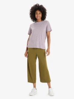 Icebreaker Shirts Functioneel Shirt Dames Lichtlila -Icebreaker 5816df7f3ef4dbd4c2cb99b2aa715784