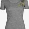 Icebreaker Functionele Shirts Functioneel Shirt W Tech Lite II SS Scoop Fabulous Fer Dames Grijs -Icebreaker 586c252e1e258d237616ee41deabd5ea