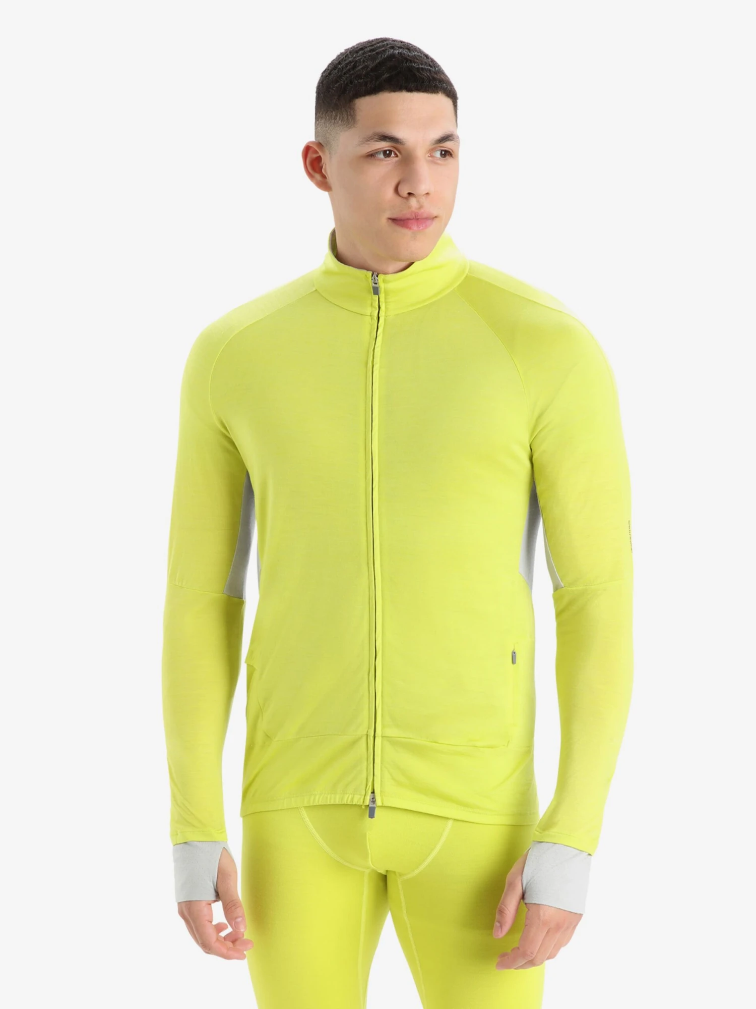 Icebreaker Truien & Sweaters Sportsweatvest ZoneKnit Heren Geel 4 Icebreaker Truien & Sweaters Sportsweatvest ZoneKnit Heren Geel - Afbeelding 2