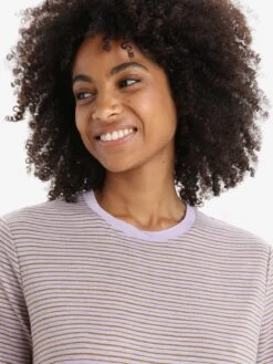 Icebreaker Shirts Functioneel Shirt Dames Lichtlila -Icebreaker 5ac98112ac12a46be2736b2990e55a1c