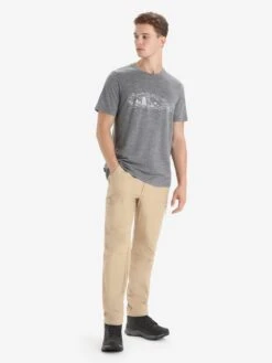 Icebreaker T-shirts Functioneel Shirt Nature Sprint Heren Grijs Gemêleerd -Icebreaker 6dd25c8726eccd3654186739736fd67b