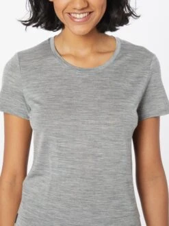 Icebreaker Shirts Functioneel Shirt Sphere II Dames Grijs Gemêleerd -Icebreaker 70ac85294651da1a15d04182f5993e0e