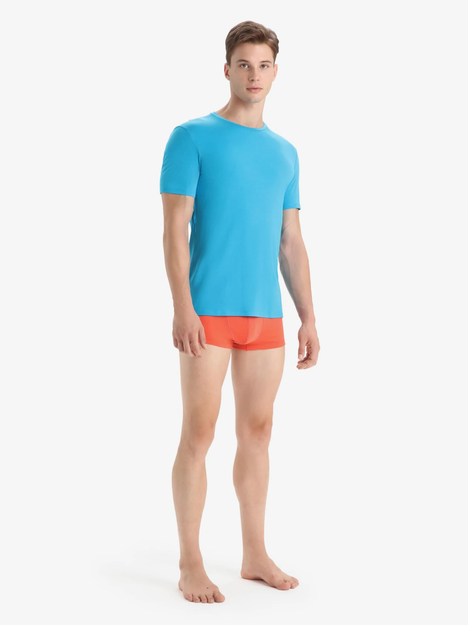 Icebreaker T-shirts Functioneel Shirt Anatomica Heren Azuur 7 Icebreaker T-shirts Functioneel Shirt Anatomica Heren Azuur - Afbeelding 5