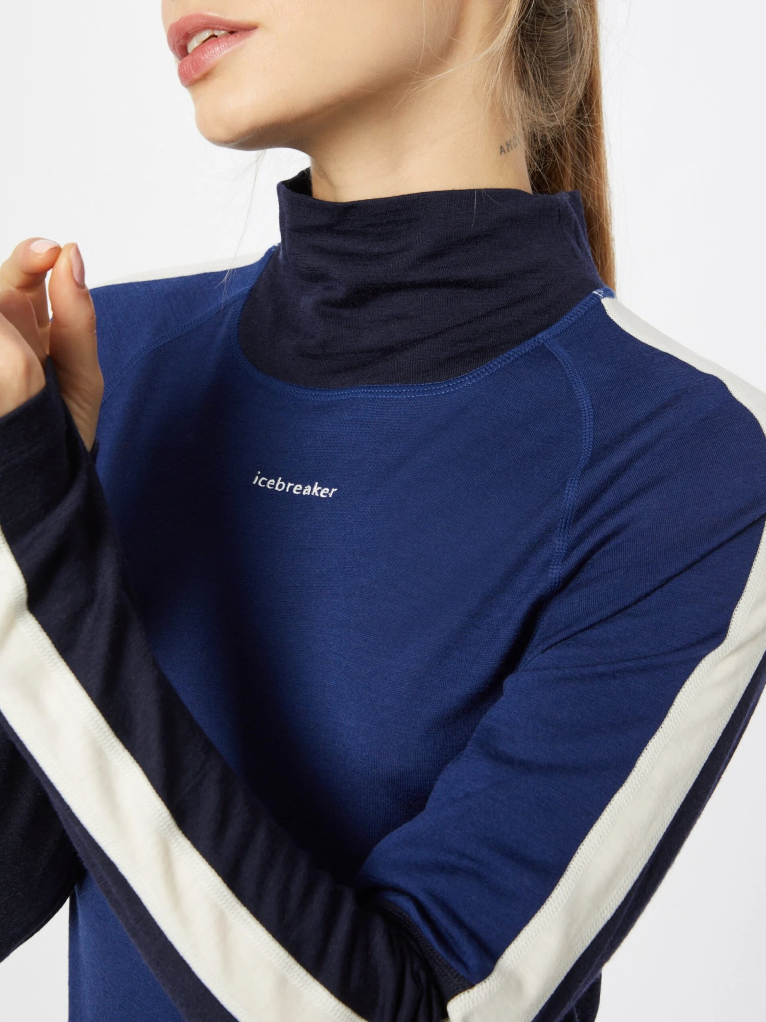 Icebreaker Shirts Functioneel Shirt Sone Dames Ultramarine Blauw / Donkerblauw 12 Icebreaker Shirts Functioneel Shirt Sone Dames Ultramarine Blauw / Donkerblauw - Afbeelding 10