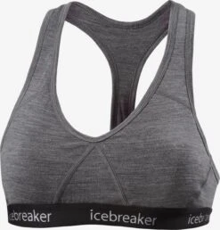 Icebreaker Low Support Bustier Sport Bh SPRITE Dames Grijs