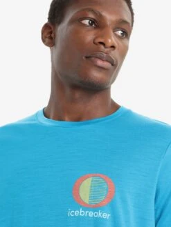 Icebreaker T-shirts Functioneel Shirt Heren Hemelsblauw -Icebreaker 81d274ef4713c9f1302efe30b0cf9db7