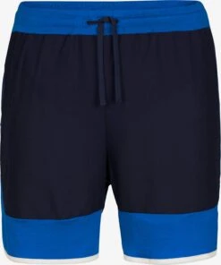 Icebreaker Outdoor Regular Sportbroek M ZoneKnit Shorts Heren Blauw / Zwart