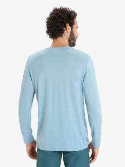 Icebreaker Functionele Shirts Functioneel Shirt Heren Blauw -Icebreaker 83e1c11d0c5808f71cb6acbb523848e4