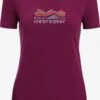 Icebreaker Shirts Functioneel Shirt Dames Pastellila -Icebreaker 8b2e0d90e322595cebe85341a32ebe33