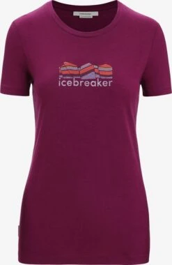 Icebreaker Shirts Functioneel Shirt Dames Pastellila