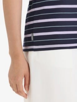 Icebreaker Shirts Functioneel Shirt Wave Dames Blauw -Icebreaker 8e82c4321e0df669c90c930debd96320