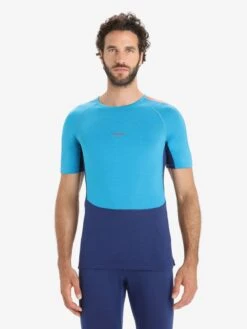 Icebreaker T-shirts & Tanktops Functioneel Shirt Heren Navy / Azuur -Icebreaker 9404e4b51492beae02304dc2f4710dbf