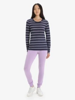 Icebreaker Longsleeves Shirt Dames Navy -Icebreaker 97d2f41b22d7ef97cff109e8caad8186