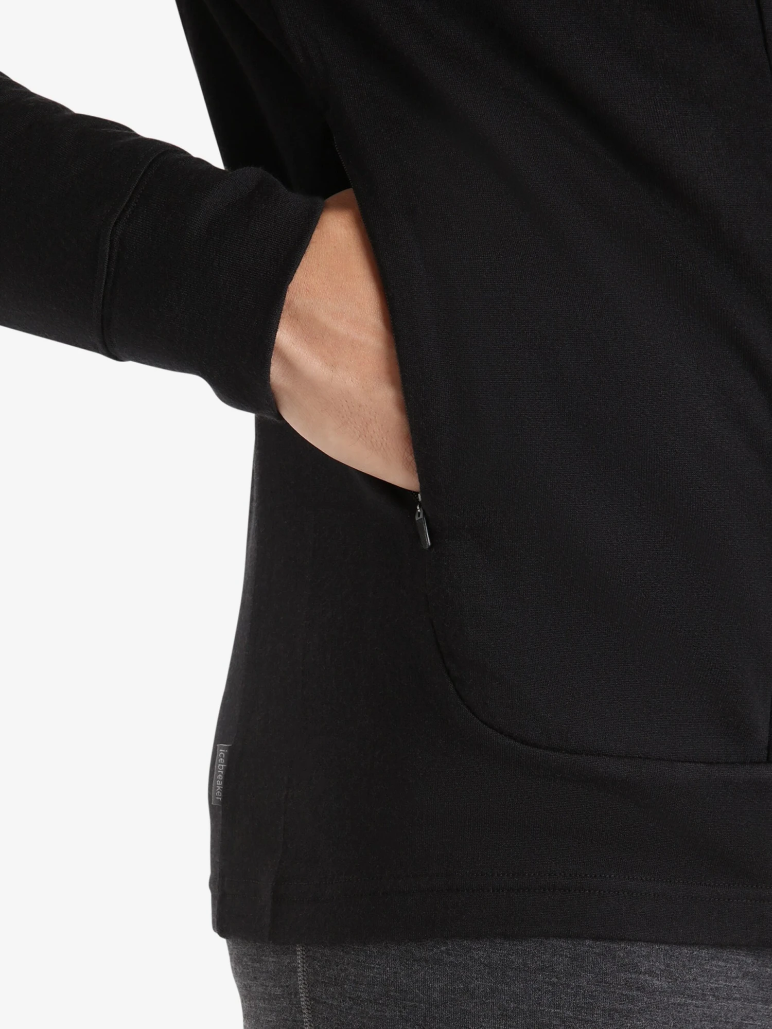 Icebreaker Truien & Sweaters Sportsweatshirt Quantum III Heren Zwart 10 Icebreaker Truien & Sweaters Sportsweatshirt Quantum III Heren Zwart - Afbeelding 8