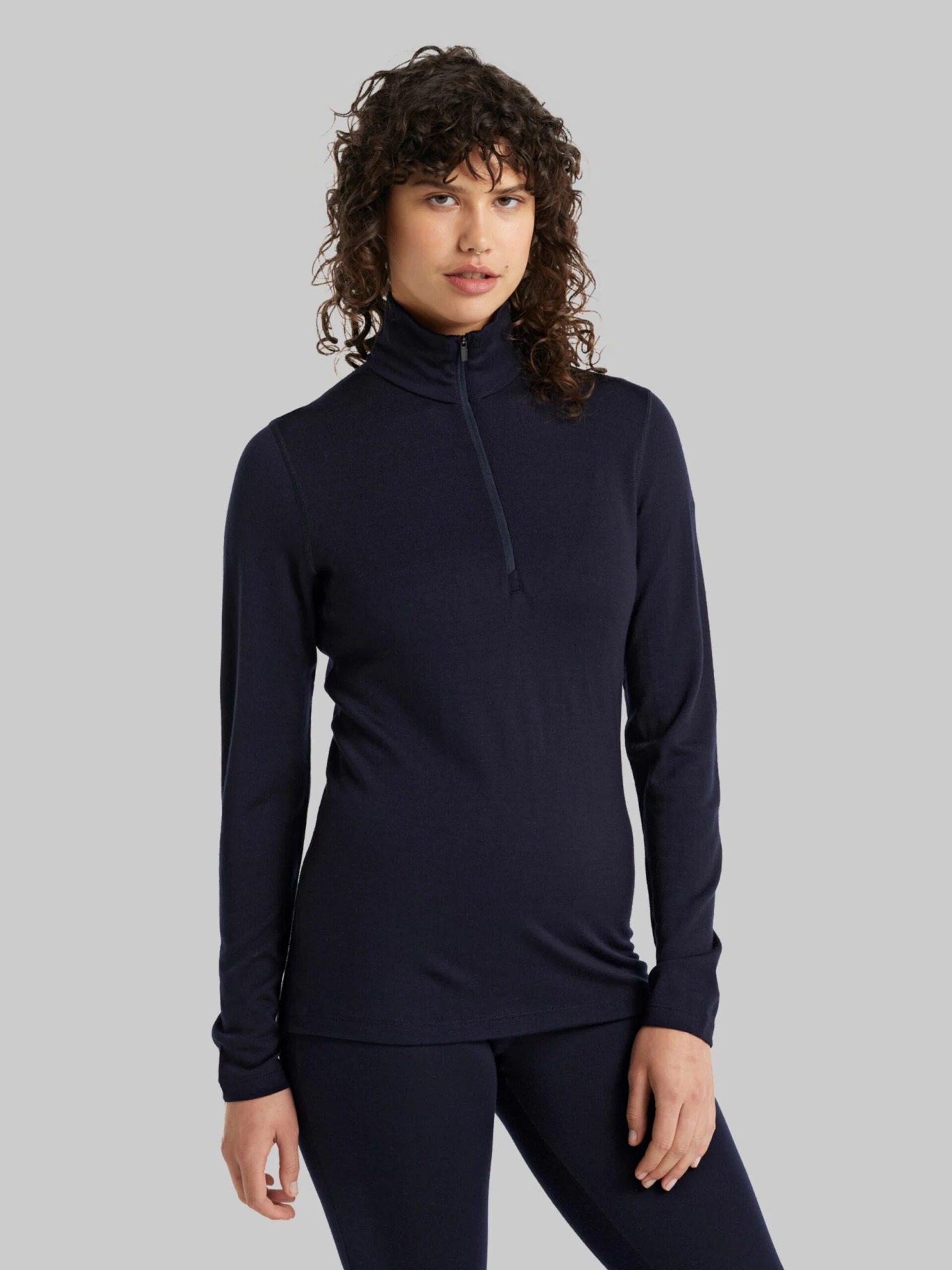 Icebreaker Longsleeves Functioneel Shirt Dames Navy 4 Icebreaker Longsleeves Functioneel Shirt Dames Navy - Afbeelding 2