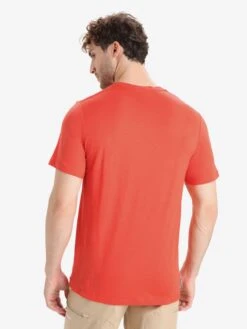 Icebreaker T-shirts Functioneel Shirt Heren Rood -Icebreaker a690dca33d810f9c6f9af3be130e0896
