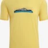 Icebreaker Functionele Shirts Functioneel Shirt Heren Geel -Icebreaker ac414e30a4cd743b798d9b1b85fd322a