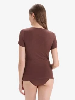 Icebreaker Shirts Functioneel Shirt Siren Dames Bruin -Icebreaker b0a2d5a497746ed52b4bbbe4ecd1da2a