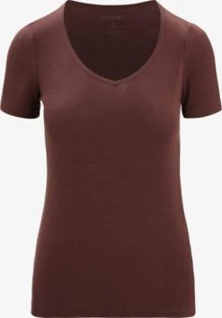 Icebreaker Shirts Functioneel Shirt Siren Dames Bruin