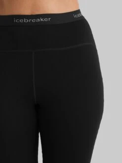 Icebreaker Broeken Skinny Sportbroek Dames Zwart -Icebreaker b23497ef7c492516edfd7ecde3d53093