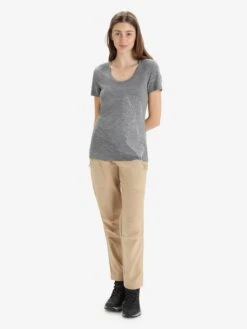 Icebreaker Shirts Functioneel Shirt Dames Grijs Gemêleerd -Icebreaker b4253a2b4a2e0d24acb5c232fdd24835